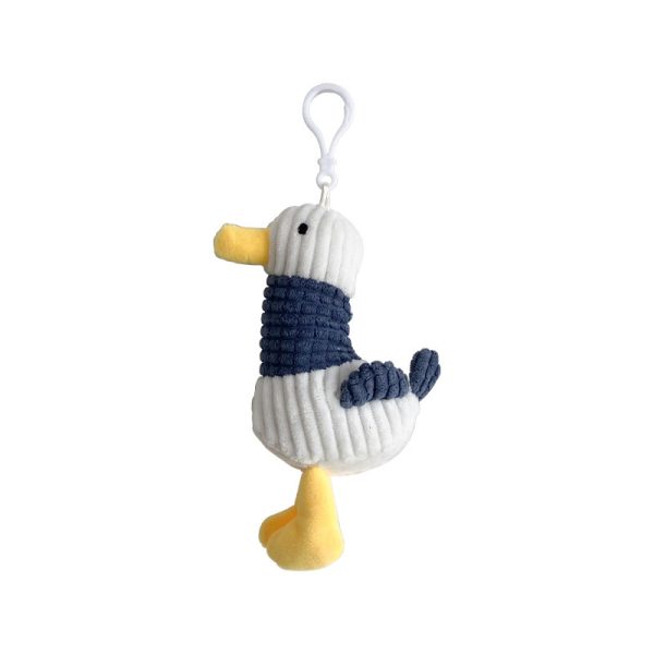 Soft Stuffed Animal Fluffy Keyrings​ Duck Keychain - Image 2