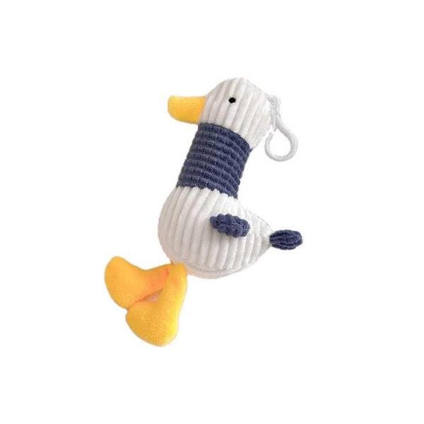 Soft Stuffed Animal Fluffy Keyrings​ Duck Keychain - Image 3