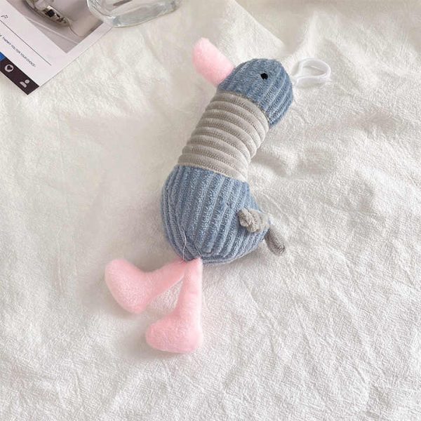 Soft Stuffed Animal Fluffy Keyrings​ Duck Keychain - Image 4