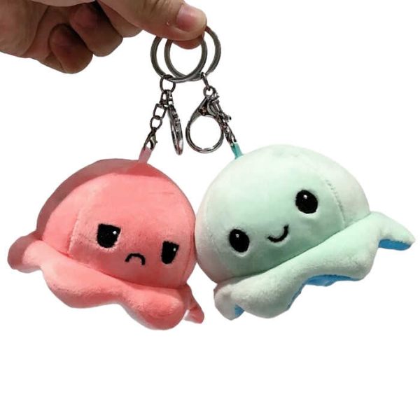 Stuffed Animal Mini Octopus Plush Keychain Toy - Image 4