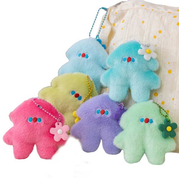 Furry Plush Monster Keychain for Backpacks Bags - Image 3