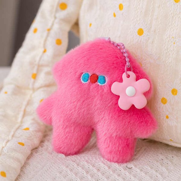 Furry Plush Monster Keychain for Backpacks Bags - Image 5
