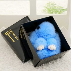 Adorable Bunny Keyring Toy Rabbit Plush Keychain