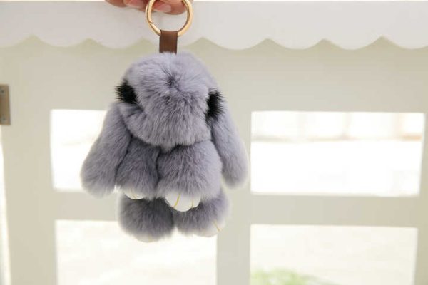 Adorable Bunny Keyring Toy Rabbit Plush Keychain - Image 5