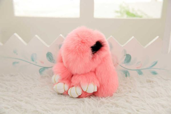 Adorable Bunny Keyring Toy Rabbit Plush Keychain - Image 6