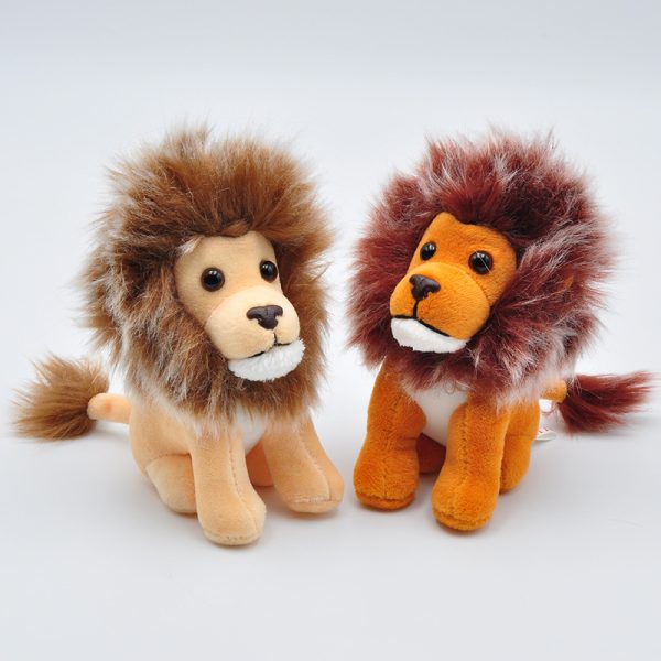 Cute Plush Animal Stuffed Lion Keychain - Image 2