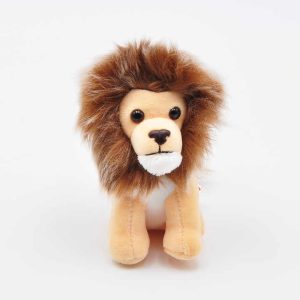 Cute Plush Animal Stuffed Lion Keychain