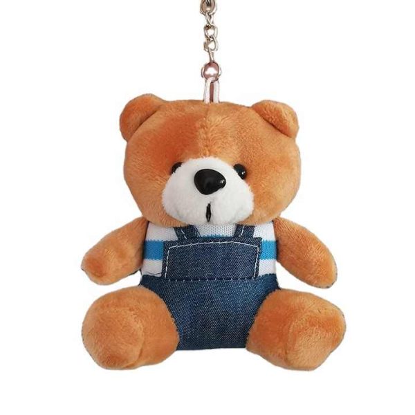 Personalized Teddy Bear Keychain for Girls - Image 2