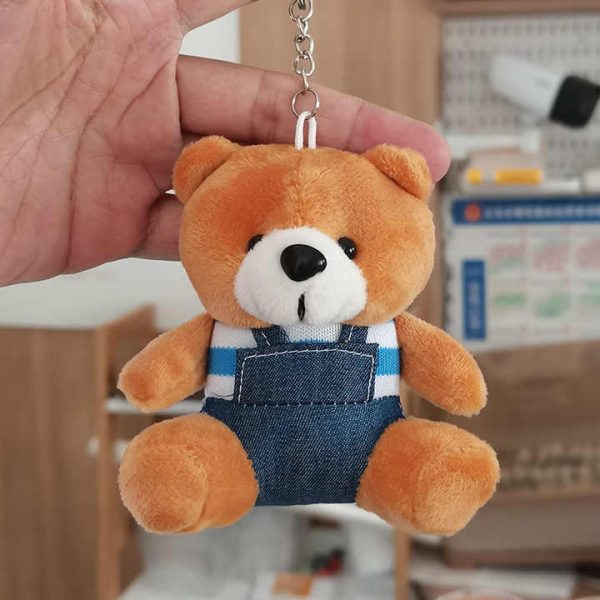 Personalized Teddy Bear Keychain for Girls
