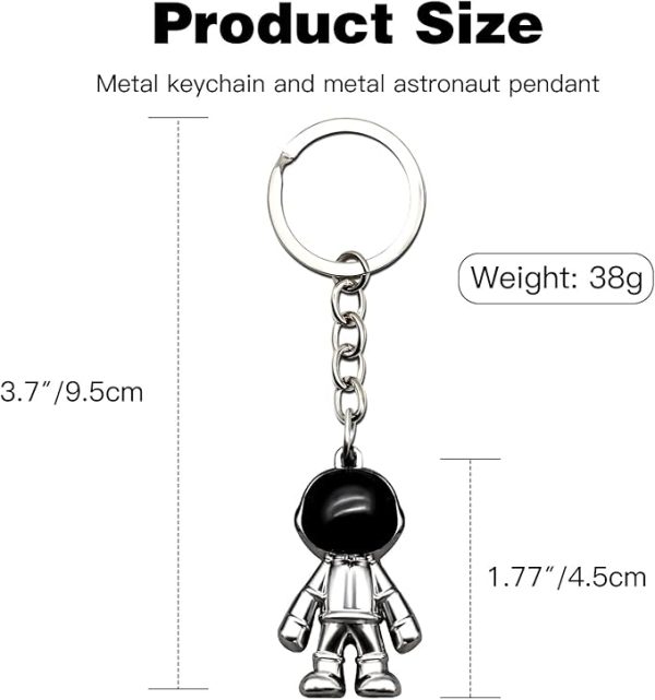 Astronaut Keychain for Car Keys & Backpacks - Image 2