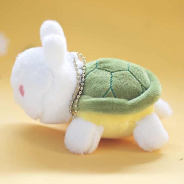Unique Plush Animal Toy Rabbit Turtle Keychain - Image 6