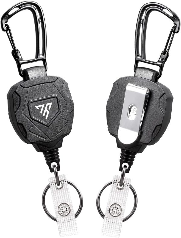 Heavy Duty Retractable Keychain & Badge Holder
