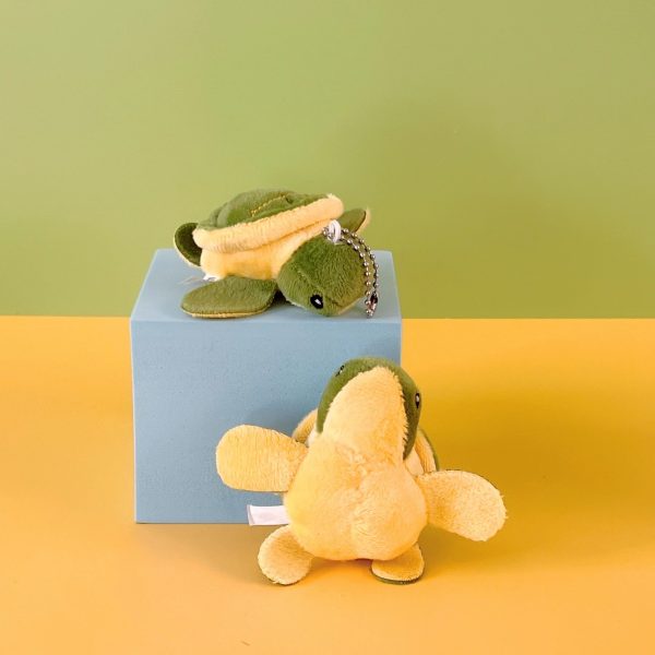 Cute Stuffed Plush Sea Turtle Keychain Pendant - Image 2