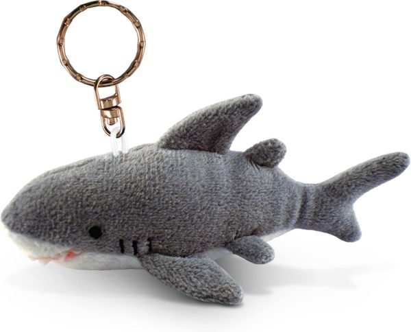 4 Inch Stuffed Animal Shark Plush Keychain